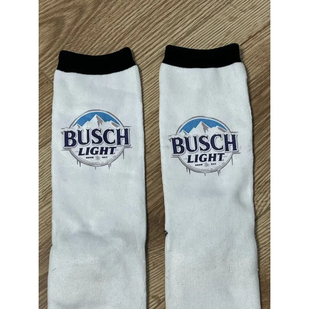 NWT Busch Light Unisex Adult Crew Socks (A01)